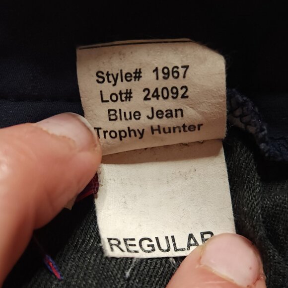 The Tailored Sportsman Trophy Hunter Mid Rise Equestrian Breech French Blue 32R - Picture 9 of 10